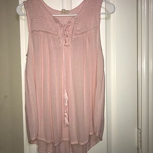 Light pink top